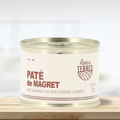Paté de pechuga de pato del suroeste confitado 70g