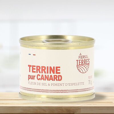 Terrina di Puro Anatra Fleur de sel e Peperoncino di Espelette 70g