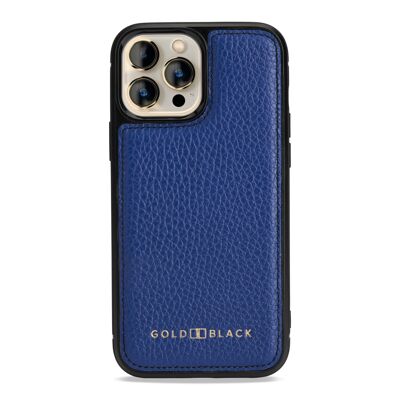 iPhone 13 Pro Max MagSafe Leder Case Nappa blau