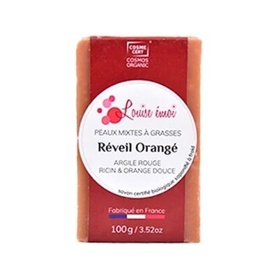 Cold process soap - Combination to oily skin - Certified organic orange awakening