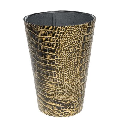 Vase conical 28cm gold