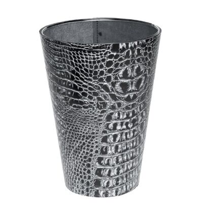 Vase conical 28cm silver