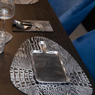 Placemats eivorm zilver