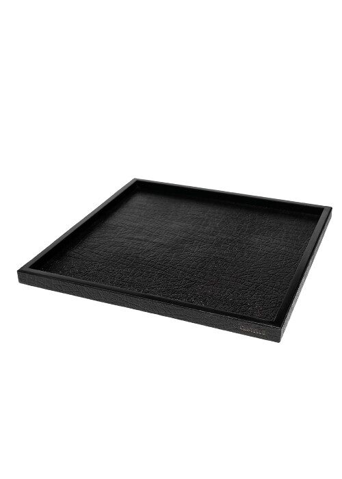 Elephant tray black 60x60