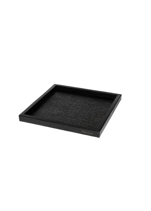 Elephant tray black 40x40