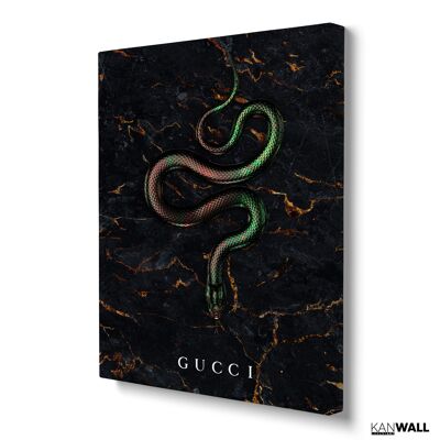 Serpiente Gucci - Lienzo, L - 75 x 100 cm