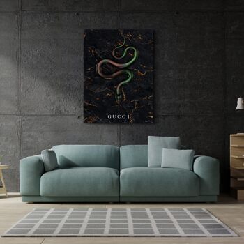 Serpent Gucci - Toile, L - 75 x 100 cm 4