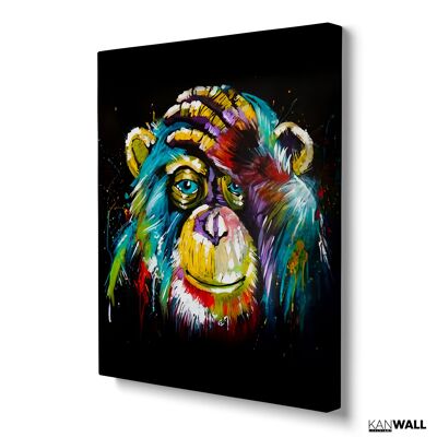 Monkey - Canvas, L - 75 x 100 cm