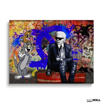 Tom et Jerry Obey - Toile, L - 75 x 100 cm 2