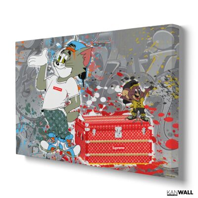 Tom et Jerry Supreme - Toile, L - 75 x 100 cm