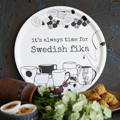 tray SWEDISH FIKA 38 cm