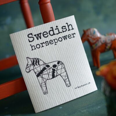 dishcloth SWEDISH HORSEPOWER 17x20 cm