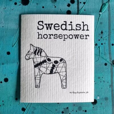 dishcloth SWEDISH HORSEPOWER 17x20 cm