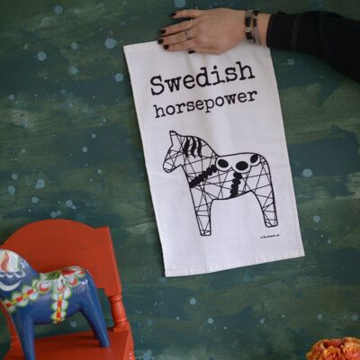 terry towel SWEDISH HORSEPOWER 30x50 cm