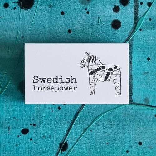 match box SWEDISH HORSEPOWER 110x64x19,5 mm