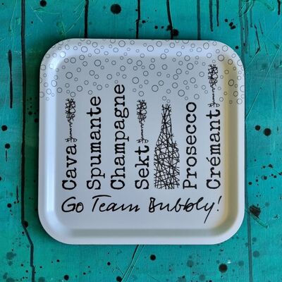 tray TEAM BUBBLY 32x32 cm