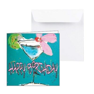 Kaart Happy Birthday cocktail