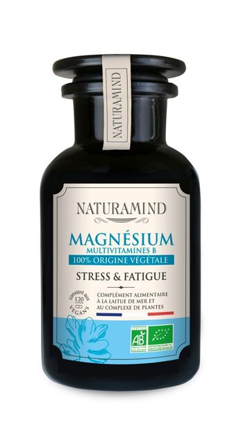 Magnésium et vitamines B BIO - origine végétale - 120 gélules 1
