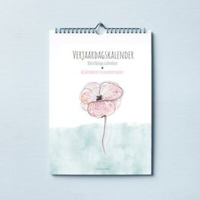 Verjaardagskalender Bloemen