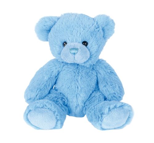 Peluche ours harley bleu