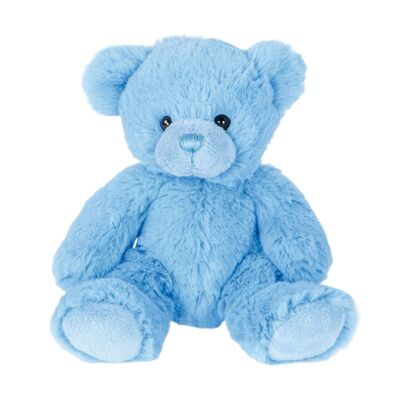 Peluche ours harley bleu