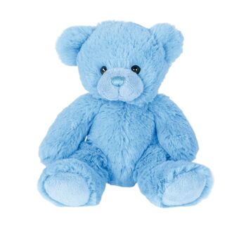 Peluche ours harley bleu