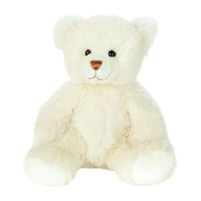 white harley bear soft toy