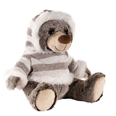 teddy bear hooded sweater