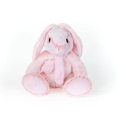 Peluche coniglietto rosa floppy mm