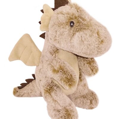 Peluche dragon beige mm