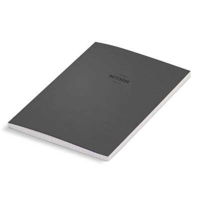 Cuaderno A5 con textura gris oscuro
