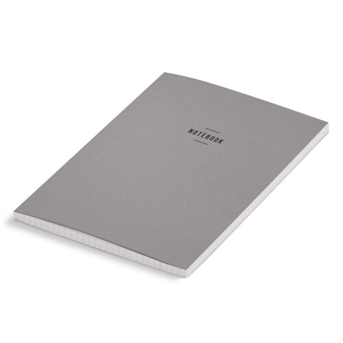 Real Grey Textured A5 Notebook