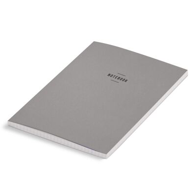 Libreta A5 con textura gris real