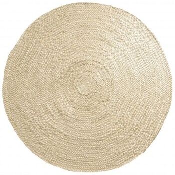 Vloerkleed Jute Rond Blanchi ø120 cm 1