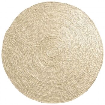 Vloerkleed Jute Rond Blanchi ø120 cm 3