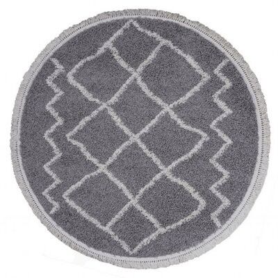 Vloerkleed Marrakesh Grey Rond ø200 cm