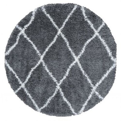 Vloerkleed Jeffie Grey Rond ø200 cm