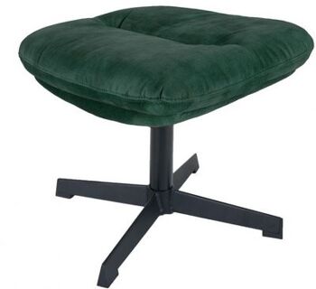 Hocker Dorus Adore Velours - Vert Armée 29 1