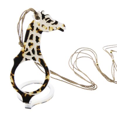 Pendentif girafe / médaillon girafe