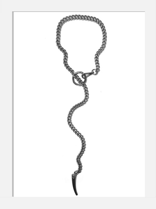 Chain Necklace Gunmetal - FORBIDDEN