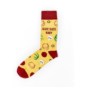 Coffret cadeau unisexe de chaussettes Pizza Slice 3