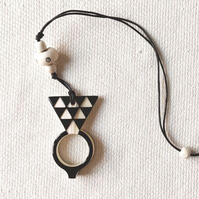 Pendentif Echecs Touareg / Médaillon Touareg Noir