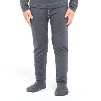 Pantalon Enfant Laine Mérinos 160 g/m² Perfect Grey 4