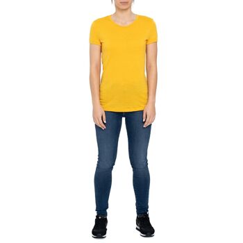 Manches courtes en laine mérinos 160 g/m² Crew Power Mango pour femme 7