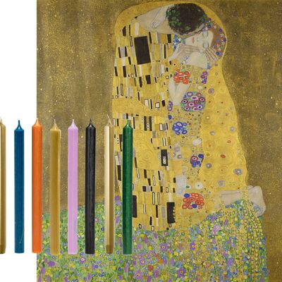 Candele per la cena 28 cm 9 pz Il bacio di Klimmt
