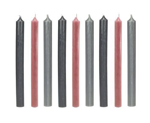 Dinner candles 28 cm 9 pcs Industry