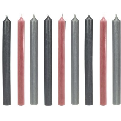 Dinner candles 28 cm 9 pcs Industry