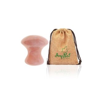 OUTIL DE MASSAGE DES YEUX AU QUARTZ ROSE