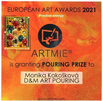 DES FLEURS POUR VOUS, Lauréat des European Art Awards 2021 dans la catégorie Pouring Art ! 6