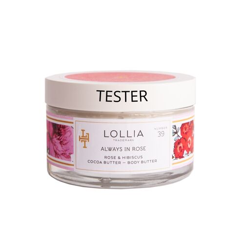 Lollia Always in Rose Body Whipped Body Butter TESTER